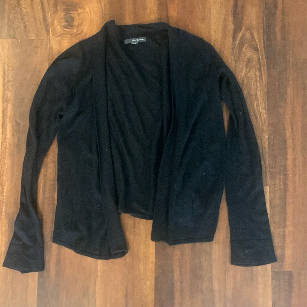 Forever 21 black women’s cardigan. Size small.